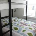 Tvíbreitt rúm og koja - Double bed and single bunk bed